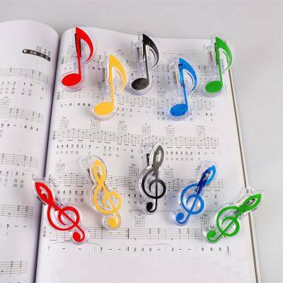 【YF】 1/2/5PCS Musical Book Note Clip Plastic Music Page Treble Accessories