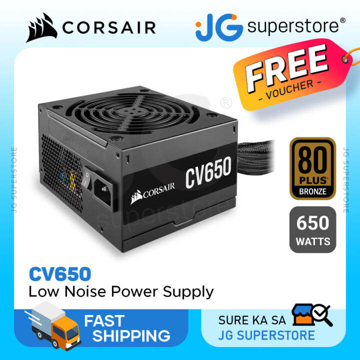 CORSAIR CV650 CV750 CV Series 650W / 750W 80+ Bronze ATX PSU Power ...