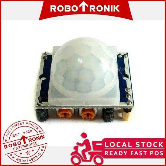 PIR Motion Sensor Module HC-SR501 w/ Adjustable Delay Time & Output ...