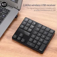 Wireless Number Keyboard 35 Key Financial Accounting Keyboard Multi-function Rechargeable Number Keyboard for Notebook PC