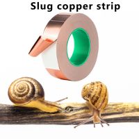 Professional 5m Copper Foil Tape Conductive Strip Adhesive EMI Shielding for Slug Deterrent Gardening Accessories Adhesives Tape