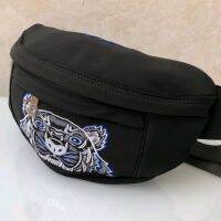 สำหรับ KENZO การ์ตูนทิกเกอร์ผ้าไนลอนปักเทรนด์สำหรับผู้ชายและผู้หญิงความจุมากกระเป๋าคาดเอวแบบเรียบง่ายอเนกประสงค์กระเป๋าสะพายข้าง