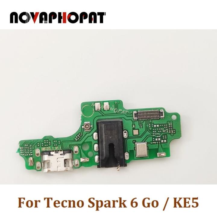 cod-free-cas-nang20403736363-novaphopat-สำหรับ-tecno-spark-6ไป-ke5แท่นชาร์จยูเอสบีแจ็คหูฟังช่องเสียบปลั๊กแจ็คเสียงไมค์ไมโครโฟนบอร์ดชาร์จสายเคเบิลงอได้