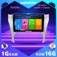 WeBetter TopNavi Android 10นิ้วหน้าจอสัมผัสเครื่องเสียงรถยนต์เครื่องเล่นสเตอริโอสำหรับ Toyota Camry 7 XV50 XV55 2011/2012/2013/2014พร้อมบลูทูธ WiFi SWC MirrorLink แยกหน้าจอนำทาง GPS