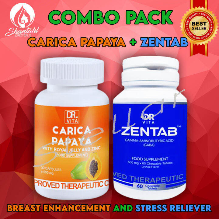COMBO PACK OF DR. VITA CARICA PAPAYA and Dr. vita Zentab with Gamma