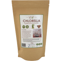 คลอเรลลาชนิดผงบดละเอียด Chlorella BrokenCells Powder 100%Organic 150g