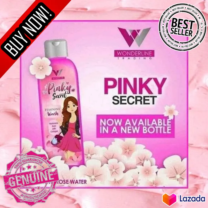 Original Pinky Secret Feminine Wash 150ml Anti Bacterial Balances Ph