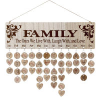 Pendant Manual Party Memo Home Birthday DIY Plaque Listing Calendar Wall-mounted