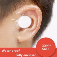 【YF】 20pcs Plastic Waterproof Ear Protector For Baby Swimming Cover Caps Salon Hairdressing Dye Shield Protection Shower Cap Tool