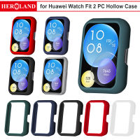 PC เปลือกป้องกันกลวงเคสฝาครอบป้องกันสำหรับ Huawei Watch Fit 2