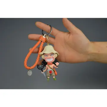 One Piece Keychains Anime Monkey D. Luffy Tony Chopper Roronoa Zoro Cartoon  Character Key Chains Bulk Keyring Doll Bag Pendent