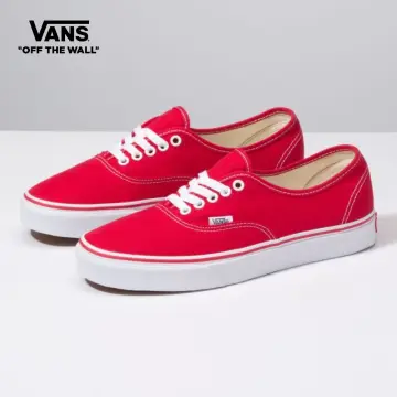 Red vans sale womens