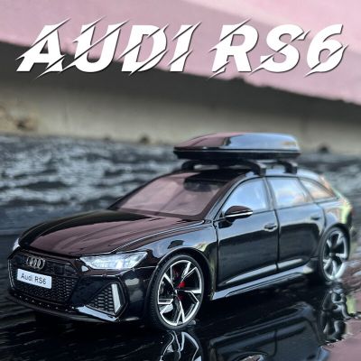 1:32 Audi RS6 Quattro Station Wagon Alloy Model Car Toy Diecasts Metal Casting Sound And Light Car Toys For Children Vehicle