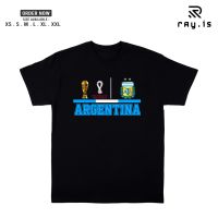 ราคาถูกเสื้อยืดผ้าฝ้าย พิมพ์ลาย ARGENTINA World Cup 2022 QATAR BRAZIL สําหรับเด็ก และผู้ใหญ่ อายุ 1-12 ปีS-5XL