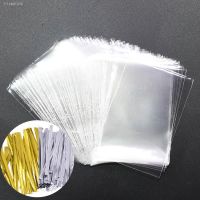 ☫ 100pcs/pack Transparent Cellophane Bag Clear Opp Plastic Bags for Candy Lollipop Cookie packing Packaging Wedding Party Gift Bag