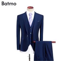 2019 wedding suits men,blazer men,mens business suits,mens Dress suits size S-4XL Slim Wedding Suits Mens ( jacket+vest+pants)