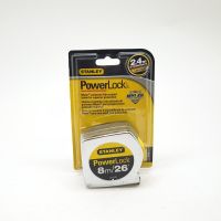 houseshop216-STANLEY ตลับเมตร 8 เมตร รุ่น POWERLOCK 8M 33-428 การันตีถูกที่สุด