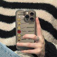 -พร้อมส่งในไทย-เคสซิลิโคนส กรีนลายยิ้ม TPU นิ่ม สำหรับรุ่น 14/14PRO 14 PROMAX 13/13PRO 13PROMAX 12 11 XS#457