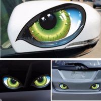 【cw】 Car Stickers Stereo Reflective Eyes Sticker Rearview Mirror Decal stickers 【hot】