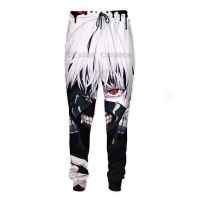 2018 New Fashion 3D Trousers Anime Tokyo Ghoul Kaneki Ken Print Men Women Casual Joggers Pants