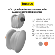 Baseus comfortride series car-use soft cotton headrest cushion 3D lumbar