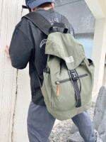 Japanese private brim high-capacity portable joker clamshell army green backpack travelling to school children