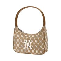 ❤️ ส่งฟรี ปลายทาง❤️ คอลเลคชั่นใหม่ MLB ของแท้ monogram jacquard hobo กระเป๋าสีสวย ใส่เสื้อผ้าได้พอดี iSTEM 【BYUE】