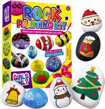 Rock Painting Kit for Kids - Arts and Crafts for Girls & Boys Ages 6-12 - Craft