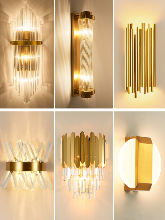 style-combinations-of-modern-light-luxury-crystal-gold-wall-lamps-in-bedrooms-beds-living-rooms-decorative-led-lights