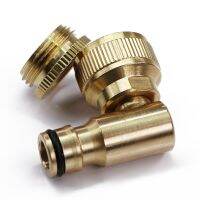 1/2" 3/4" Brass Copper Elbow with 16mm Quick Connector Garden Watering Irrigation Fitting Hose Adapter Pacifier Nipple Coupler Watering Systems  Garde