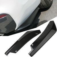 2Pcs Car Rear Bumper Lip Wrap Angle Splitter Diffuser Canard Black Fit For BMW F30 F31 F32 F33 F22 Accessories