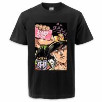 JojoS Bizarre Adventure Summer Tshirts Mens Japan Mangas Anime Jojo MenS T-Shirt Crewneck T Shirt For Men O-Neck Camisetas