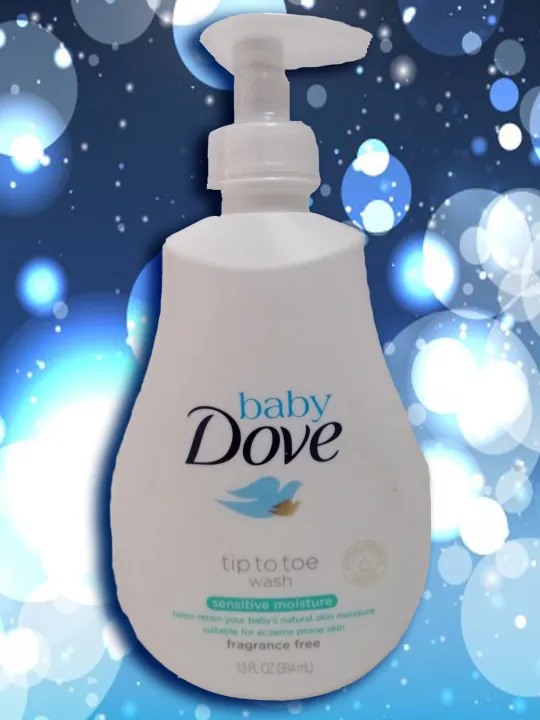 Dove Baby Tip to Toe Wash Sensitive Moisture 384ml Lazada PH