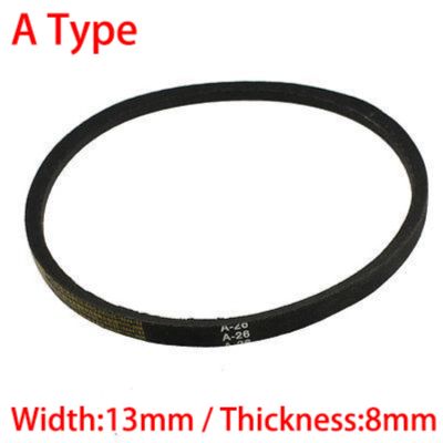 A 838 850 864 889 13mm Width 8mm Thickness Rubber Groove Cogged Machine Drive Transmission Band Wedge Rope Vee V Timing Belt