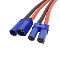 EC5 10AWG Silicone Cable EC5 Male Plug/Female Jack Pigtail Wire Connector for RC Battery Toys Pigtail Wire Length 15CM 30CM 50CM