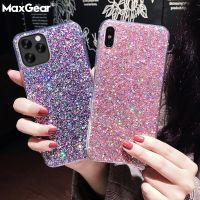 เคสซิลิโคนกันกระแทกแวววาวสุดหรูสำหรับ Xiaomi Mi 8 9 SE A2 Lite A3 CC9 Redmi Note 9 6 7 8 Pro 9 S 5 Plus กรอบ Bling