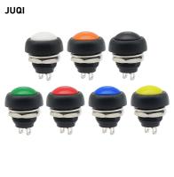 【jw】✴₪  5PCS 2Pin 12mm 1A waterproof switch pbs33b 12v momentary Push button reset Non-locking pbs-33b