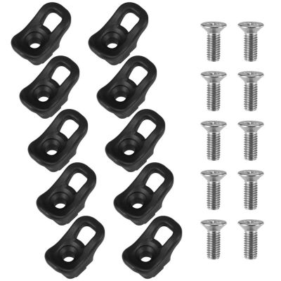 【LZ】 10pcs Kayak Eyelet Tie Down Loop Deck Fitting Bungee Cord Kit Rope Guiding Buckle w/ Stainless Steel Screw Kayak Boat Accessory