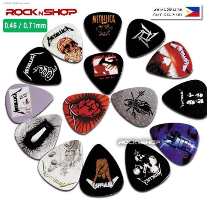 0.46mm 0.71mm Customize Metallica Acoustic Electric Guitar Picks
