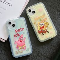 เคสโทรศัพท์มือถือซิลิโคน TPU ใส แบบนิ่ม ลายการ์ตูนน่ารัก กันกระแทก สําหรับ IPhone 14 13 11 12 Pro XS Max X XR 7+ 8 Plus