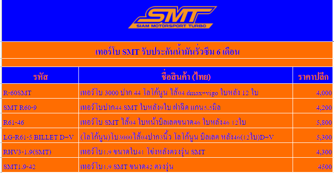 เทอร์โบ-3000-r66-special-smt-รองรับบูสต์สูงสุด-50-ปอนด์-รับประกันแกนขาด-ใบฟาด-ทุกกรณี-1-เดือน-น้ำมันรั่วซึม-6-เดือน