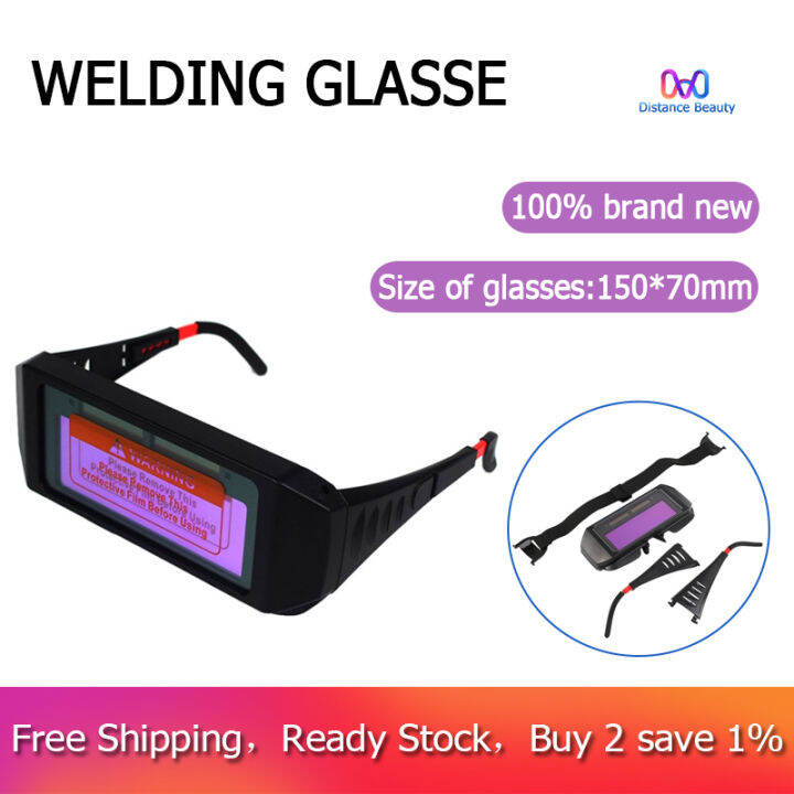 Automatic Photoelectric Welding Glasses Solar Powered Auto Darkening Welding Mask Helmet Eye