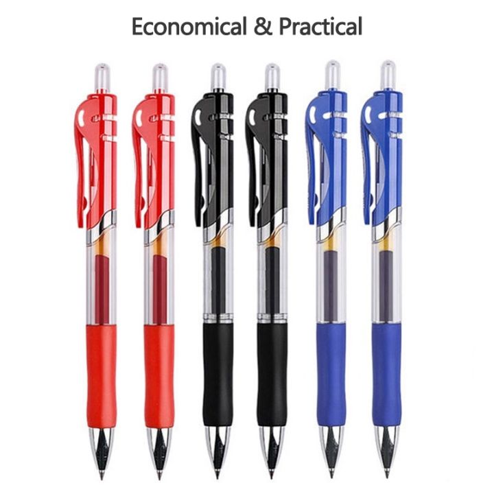ปากกาหมึกเจล-สีดํา-แดง-น้ําเงิน-ขนาด-0-5-มม-1-ชิ้น