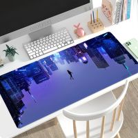 City Neon Mouse Pad Gaming XL Large HD Home New Mousepad XXL MousePads Non-Slip Carpet Soft Laptop Mice Pad