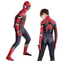 ❡☈ Spiderman Cosplay Bodysuit Movie Spider Man No Way Home Peter Parker Cosplay Costume Zentai Jumpsuit Halloween Kids Costume