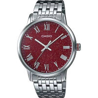 Casio นาฬิกาข้อมือผู้ชาย เลขโรมัน สายสแตนเลส รุ่น MTP-TW100 ของแท้ รับประกัน 1 ปี