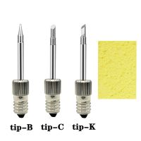 1 Set Solde Tips USB Solde Iron Head Replacement Solde Iron Tips Welding Head For E10 Inter B C K Type