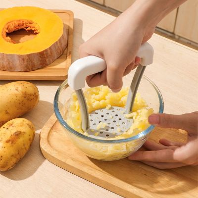 Pressed Potato Crusher Ricer Potatoes Garlic Mud Masher Press Smooth Mashed Vegetable Fruit Tool Kitchen Gadget accessories