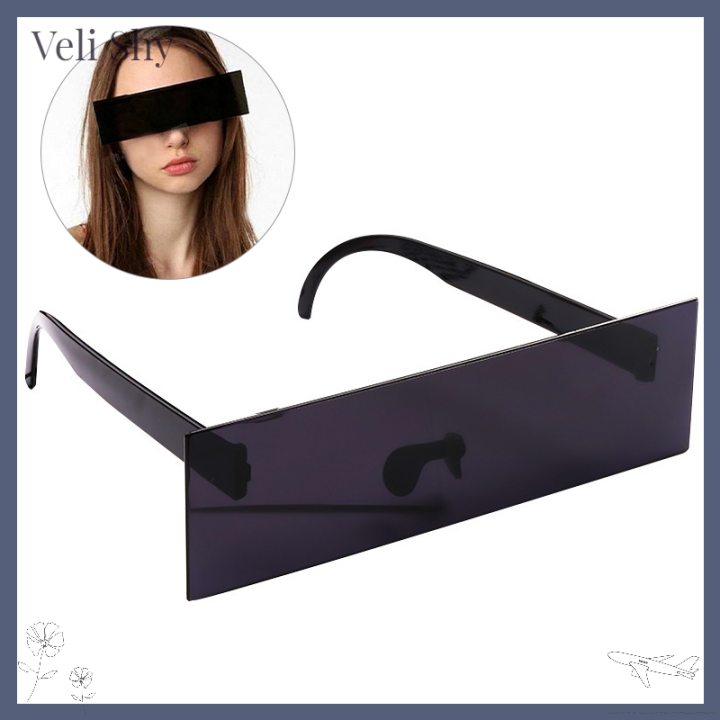 [Veli Shy] Fancy Glasses Photobooth Props Censorship Black Sunglasses