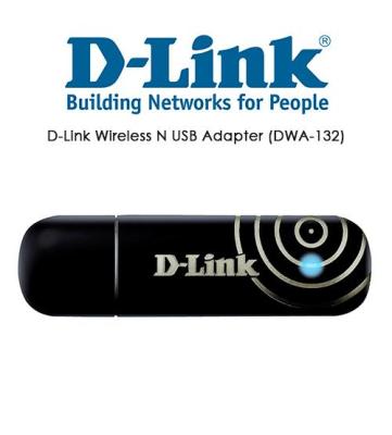 Wireless USB Adapter D-LINK (DWA-132) N300 อุปกรณ์เชื่อมต่อสัญญาณ wireless แบบ USB